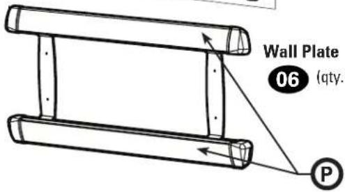 SANUS VXF730-B2 - Parts and Hardware for STEP 2 - 3