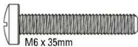 SANUS VXF730-B2 - TV Screws - 2