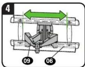 SANUS VXF730-B2 - For wood stud applications ONLY: - 4