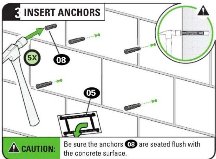 SANUS VXF730-B2 - CAUTION: Avoid potential personal injury or property damage! - 3