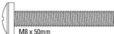 SANUS VXF730-B2 - TV Screws - 6