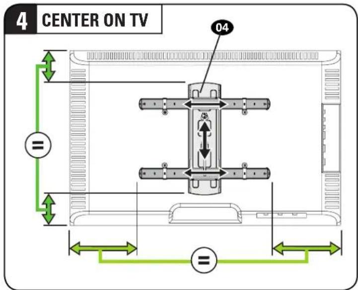 SANUS VXF730-B2 - Attach TV Bracket Assembly to TV - 4