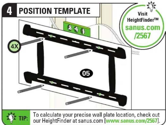 SANUS VXF730-B2 - CAUTION: Avoid potential personal injury or property damage! - 5