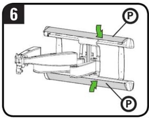SANUS VLF728-B2 - For wood stud applications ONLY: - 6