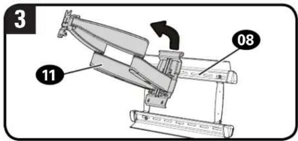 SANUS VLF728-B2 - REMOVE THE TV REMOVE THE ARM ASSEMBLY - 9