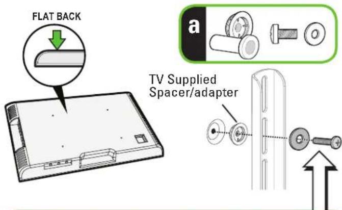 SANUS VLF728-B2 - TV supplied spacers - 2
