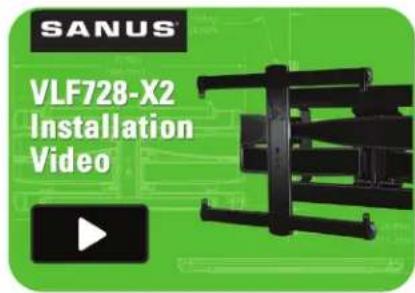 SANUS VLF728-B2 - WE'RE HERE TO HELP - 1