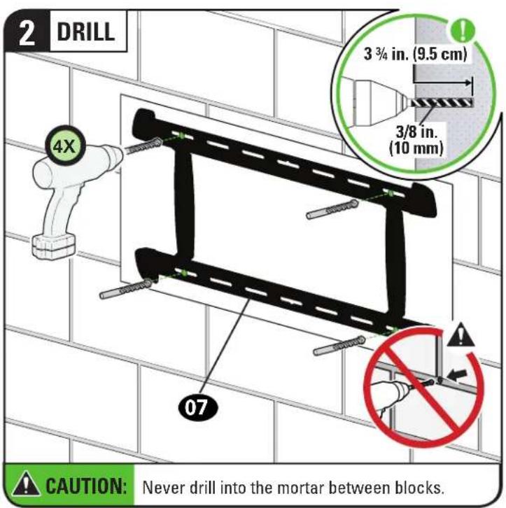SANUS VLF728-B2 - CAUTION: Avoid potential personal injury or property damage! - 2