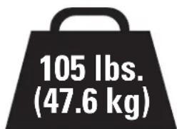 SANUS VLF728-B2 - TV Weight Limit - 1