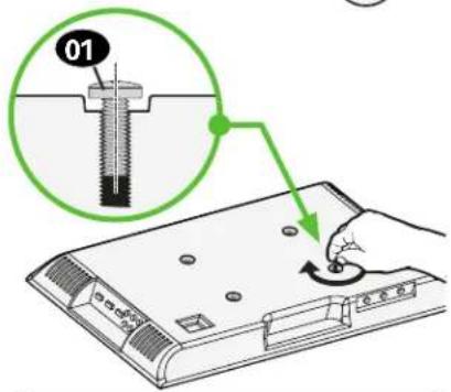 SANUS VMF720-B2 - Attach TV Bracket to TVSTEP 1 - 5