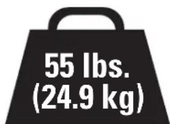 SANUS VMF720-B2 - TV Weight Limit - 1