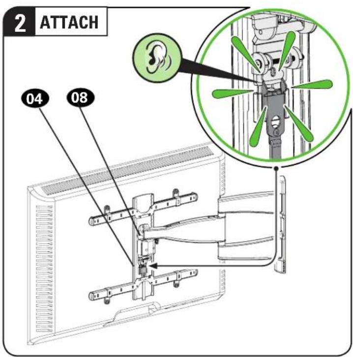 SANUS VMF720-B2 - STEP 3 (continued) - 1