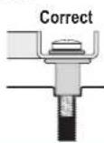SANUS VMF720-B2 - TV SUPPLIED SPACERS - 9