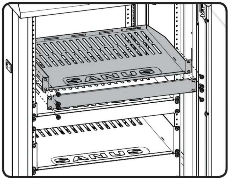 SANUS CFR2115 - Adjust Shelves and Blanking Panels - 3