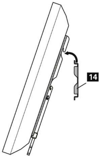 SANUS Classic MLL11 - STEP 3 Hang the TV with Mounting Brackets on the Wall Plate - 8