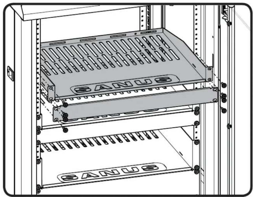SANUS CFR2144 - Adjust Shelves and Blanking Panels - 3