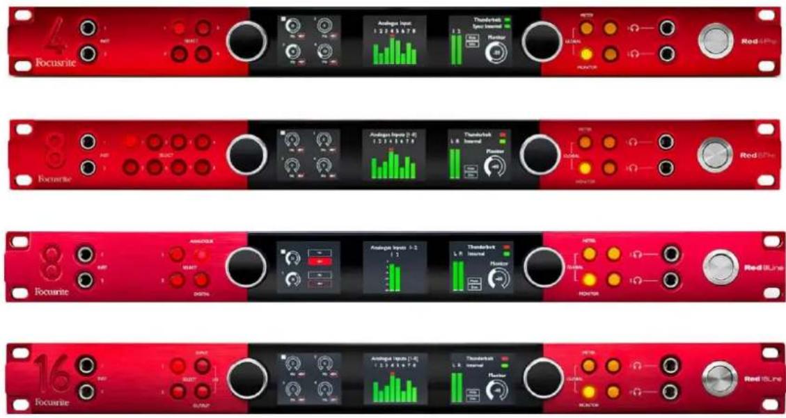 FOCUSRITE Red 8Line - Mode d'emploi - 1