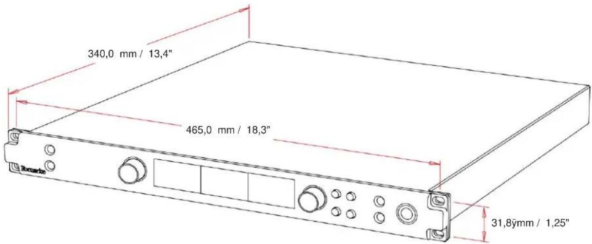 FOCUSRITE Red 8Line - Panneau arrière - Rouge 4Pre / Rouge 8Pre - 3