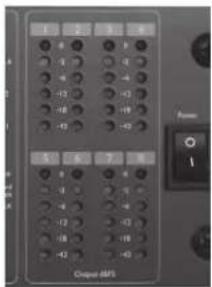 FOCUSRITE ISA 428 MkII - Analogue/ADC dBFS output meters - 1