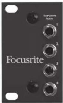 FOCUSRITE ISA 428 MkII - Entrées pour instruments (Instrument Inputs) - 1