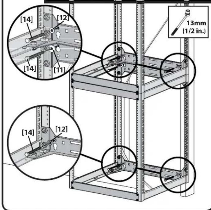 SANUS CFR1620 - Wall Mounting - Stacking (wood stud) - 12