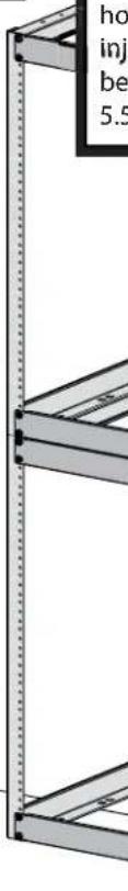 SANUS CFR1620 - Wall Mounting - Stacking (wood stud) - 10