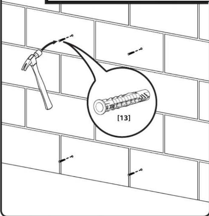 SANUS CFR1620 - Single Wall Mounting (solid concrete and concrete block) - 3