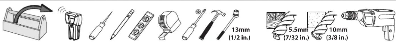 SANUS CFR1620 - Required Tools - 1