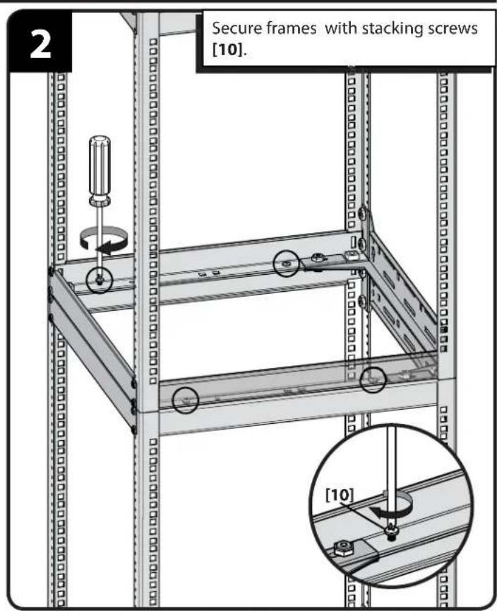 SANUS CFR1620 - Stacking (second rack sold separately) - 2