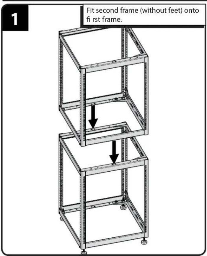 SANUS CFR1620 - Stacking (second rack sold separately) - 1