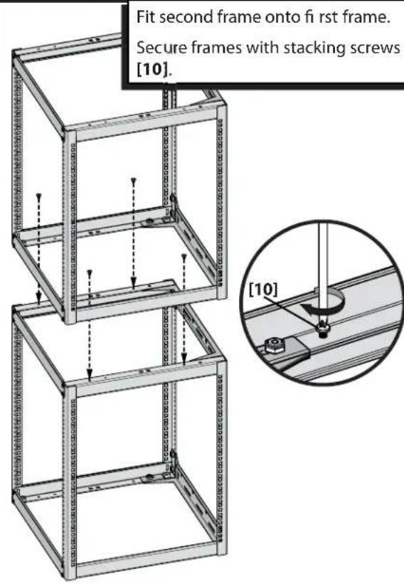 SANUS CFR1620 - Wall Mounting - Stacking (wood stud) - 1