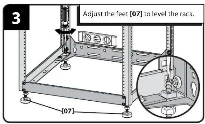 SANUS CFR1620 - Install Feet (optional) for use on floor - 3
