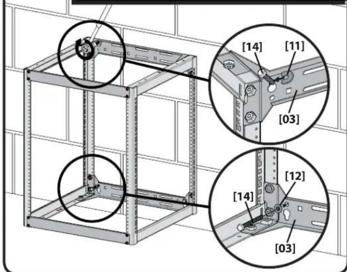 SANUS CFR1620 - Single Wall Mounting (solid concrete and concrete block) - 4