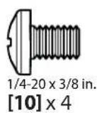 SANUS CFR1620 - Supplied Parts - 3