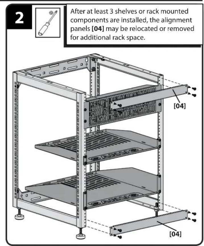 SANUS CFR1620 - Install Shelves - 2