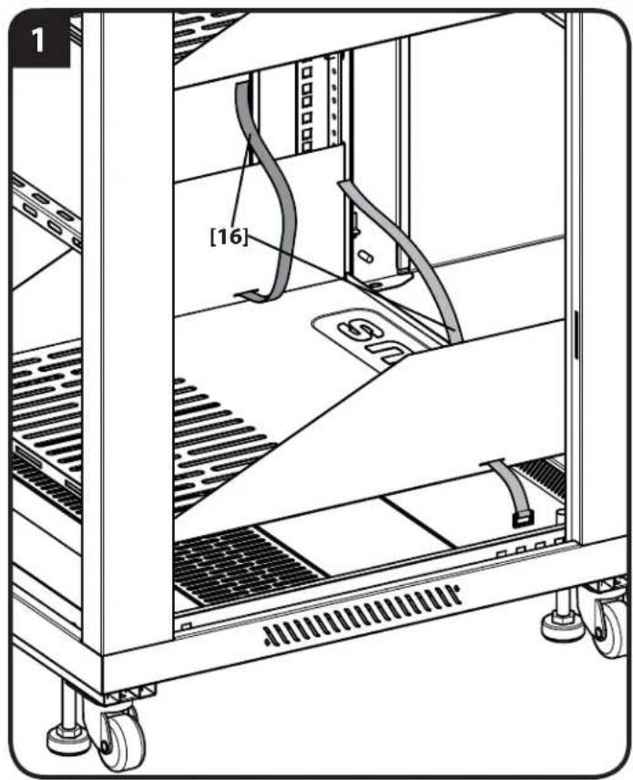 SANUS CFR1620 - Install Component Straps (optional) - 1
