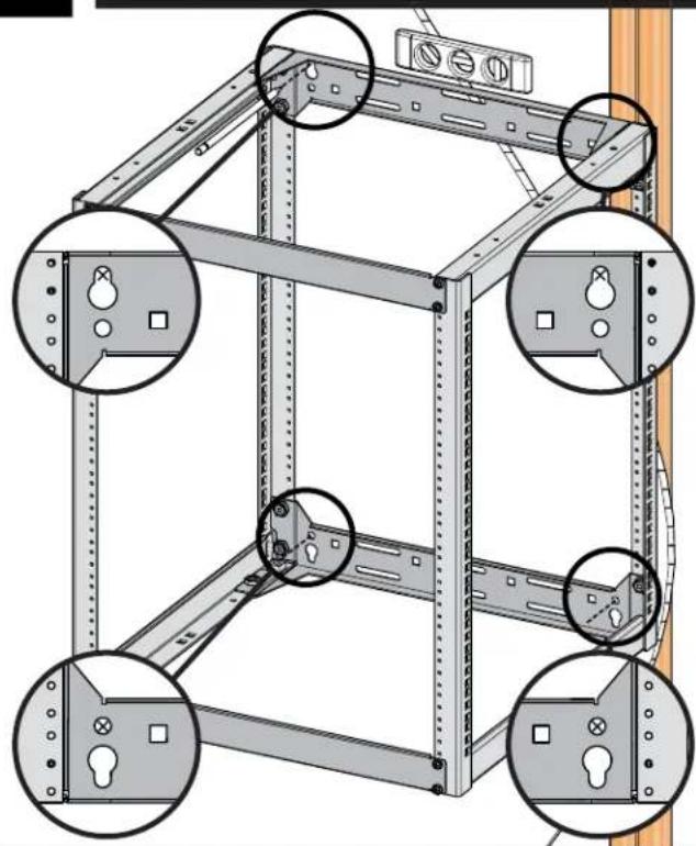 SANUS CFR1615 - Single Wall Mounting (wood stud) - 2