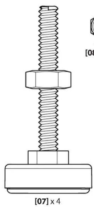 SANUS CFR1615 - Supplied Parts - 1