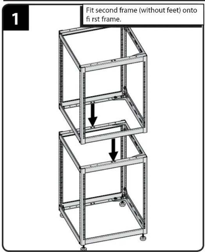 SANUS CFR1615 - Stacking (second rack sold separately) - 1