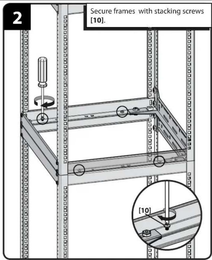 SANUS CFR1615 - Stacking (second rack sold separately) - 2