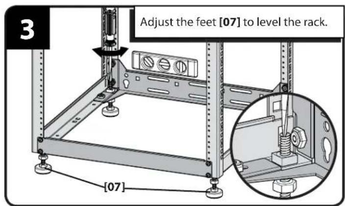 SANUS CFR1615 - Install Feet (optional) for use on floor - 3
