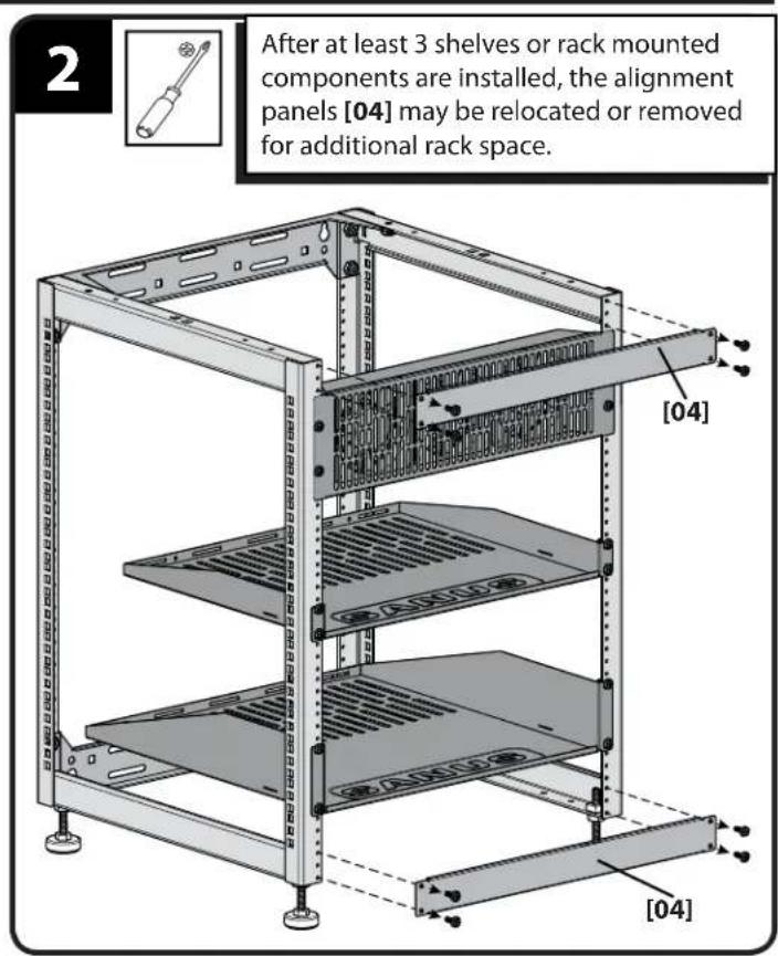 SANUS CFR1615 - Install Shelves - 2
