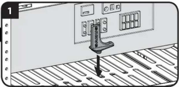 SANUS CFR1615 - Install Shelf Backstops (optional) - 2