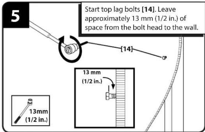 SANUS CFR1615 - Wall Mounting - Stacking (wood stud) - 6