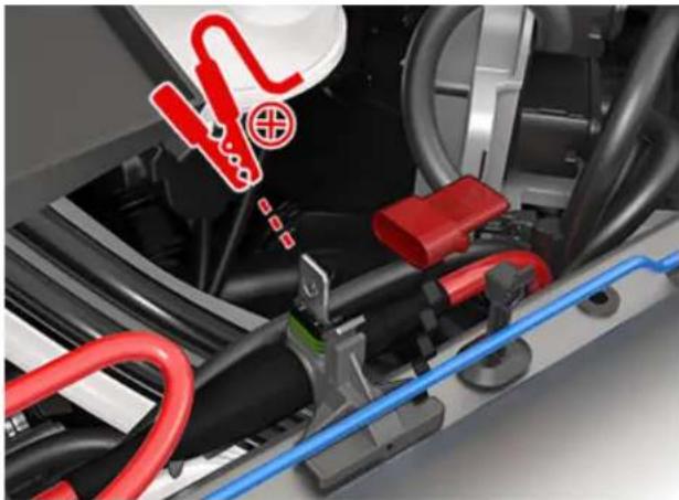 TESLA Model S (2022) - Démarrage-secours de la batterie Basse tension - 7
