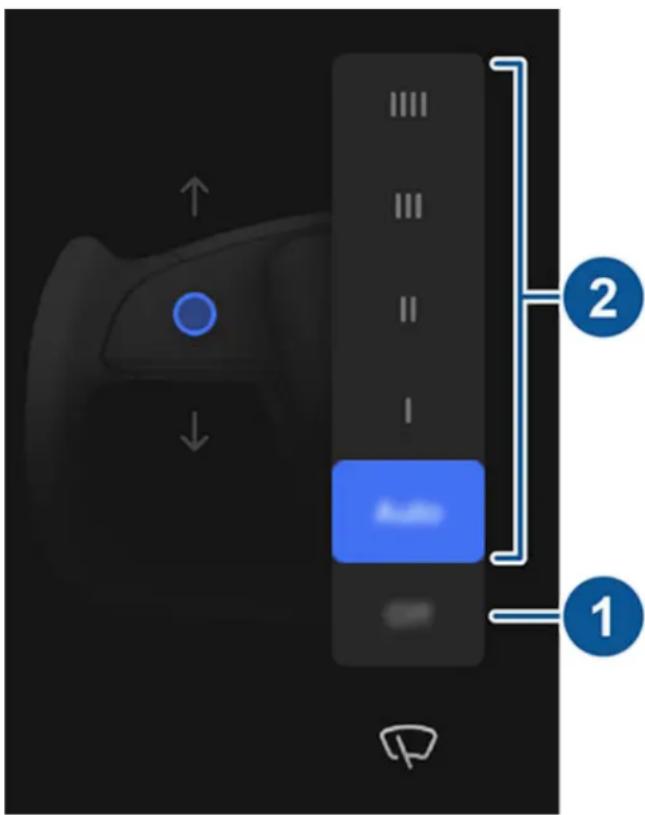 TESLA Model S (2022) - Essuie-glaces et lave-glace - 1