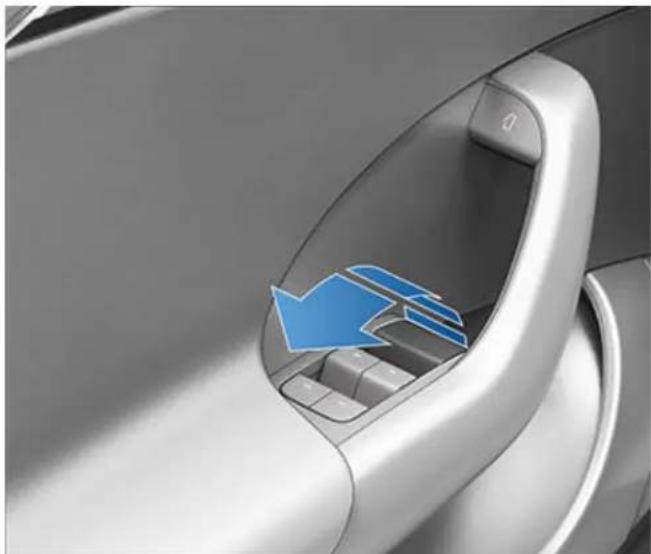 TESLA Model S (2022) - Ouverture des portières de l'intérieur - 2