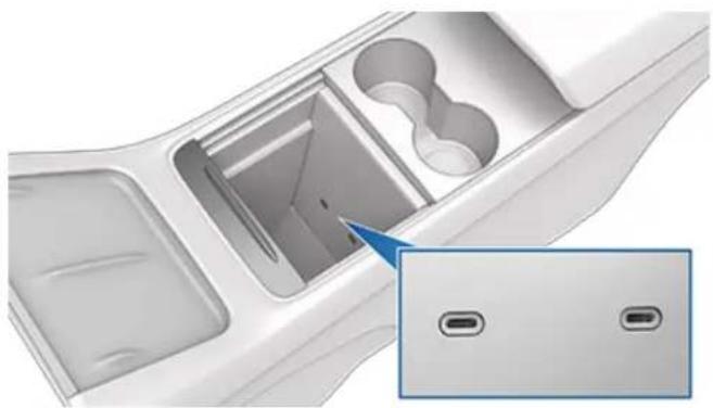 TESLA Model 3 (2022) - Ports USB - 1