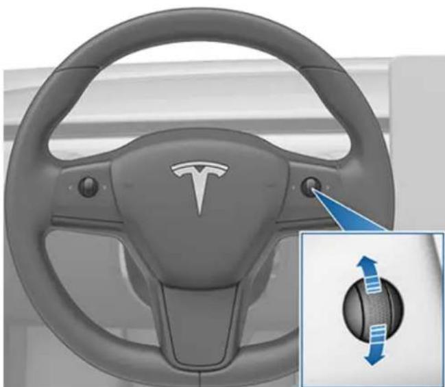 TESLA Model Y (2022) - Modification de la vitesse définie - 1