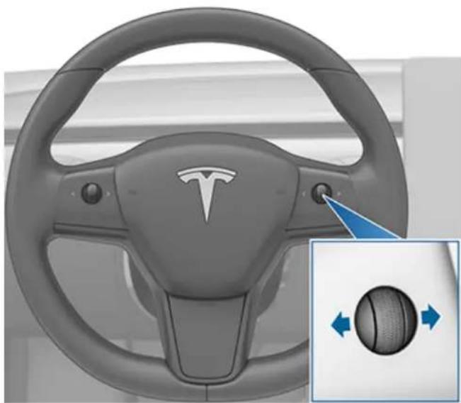 TESLA Model Y (2022) - Ajustement de la distance de sécurité - 1